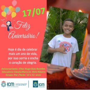 Aniversário - é festa da Vida ! 