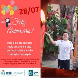 Feliz Aniversário, dia de vida e festividade! 