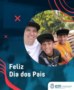 Maiko Macedo Suhrcom seus filhos Gabriel e Lucas